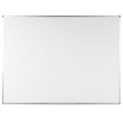 Office Depot Wall Mountable Magnetic Whiteboard Lacquered Steel Slimline 60 x 45 cm