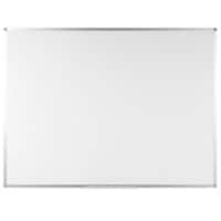 Office Depot Wall Mountable Magnetic Whiteboard Lacquered Steel Slimline 90 x 60 cm