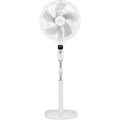 igenix Pedestal Fan DF1670 16 inch White 1 Speed Settings 40 x 45.2 x 136 cm