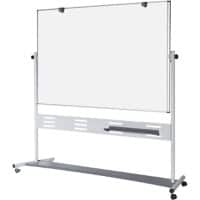 Bi-Office Evolution Mobile Whiteboard Freestanding Magnetic Enamel Double 90 (W) x 120 (H) cm