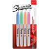 Sharpie Pastel Permanent Marker Fine Bullet 1 mm Assorted Pack of 4