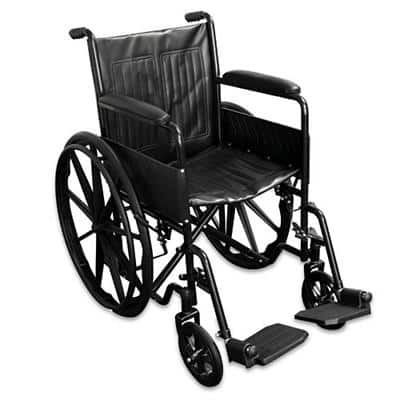 Reliance Medical Self-Propelled Folding Wheelchair Code Red 46 (W) x 42 (D) x 90 (H) cm 