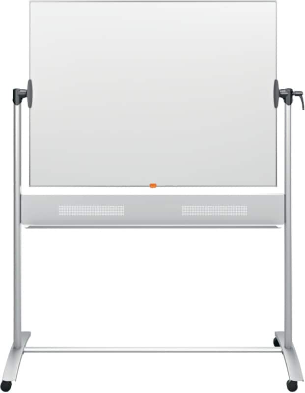 Nobo Classic Mobile Whiteboard Freestanding Magnetic Enamel Double Sided 120 (W) x 90 (H) cm