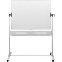 Nobo Freestanding Magnetic Mobile Revolving Whiteboard Enamel 120 x 90 cm White