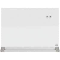 Nobo Freestanding Desktop Glass Whiteboard 1905265 Magnetic 60 x 43 cm Brilliant White