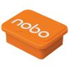 Nobo Whiteboard Magnets 1905327 22 x 18mm Orange Pack of 4