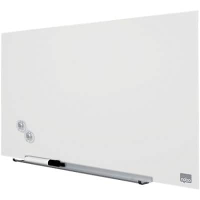 Nobo Impression Pro Wall Mountable Magnetic Glassboard 68 x 38 cm Brilliant White