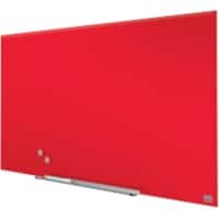 Nobo Impression Pro Wall Mountable Magnetic Whiteboard Glass 100 x 56 cm Red