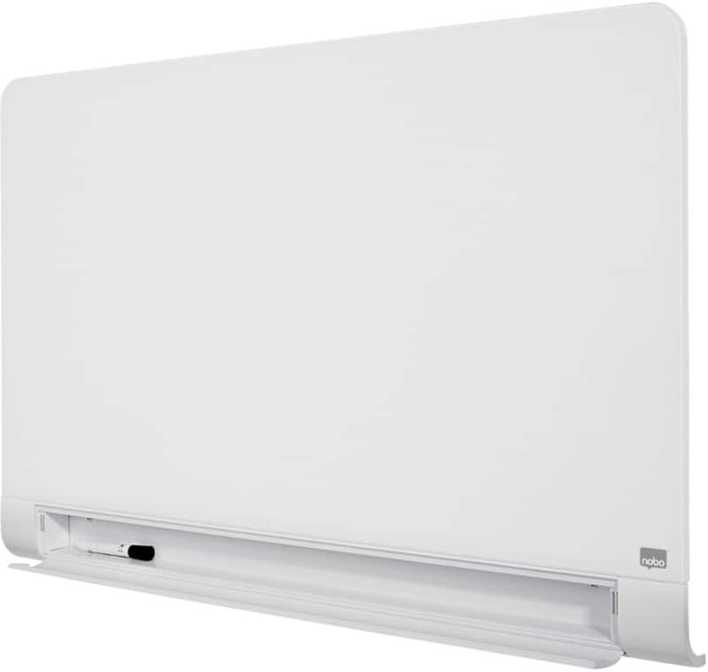 Nobo Impression Pro Glassboard Magnetic Single Sided 100 (W) x 56 (H) cm Brilliant White