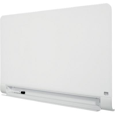 Nobo Impression Pro Wall Mountable Magnetic Glassboard Concealed Pen Tray 100 x 56 cm Brilliant White
