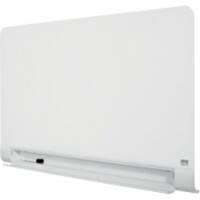 Nobo Impression Pro Wall Mountable Magnetic Glassboard Concealed Pen Tray 100 x 56 cm Brilliant White