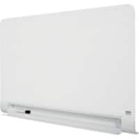 Nobo Impression Pro Wall Mountable Magnetic Whiteboard Glass Concealed Pen Tray 100 x 56 cm Brilliant White