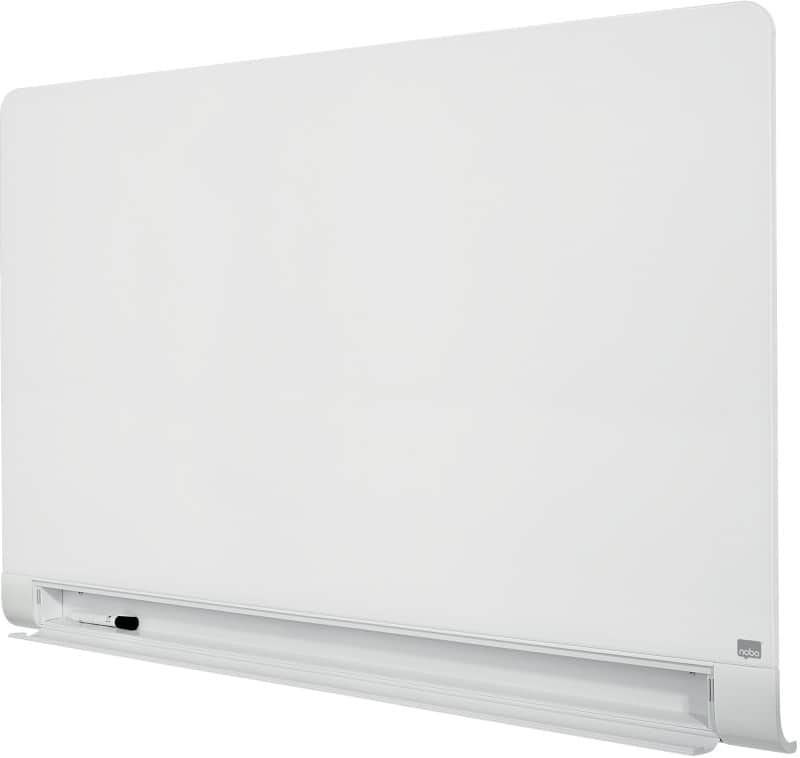 Nobo Impression Pro Glassboard Magnetic Single Sided 126 (W) x 71 (H) cm Brilliant White