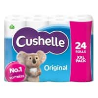 Cushelle Original Toilet Roll 2 Ply 8363031 24 Rolls of 180 Sheets