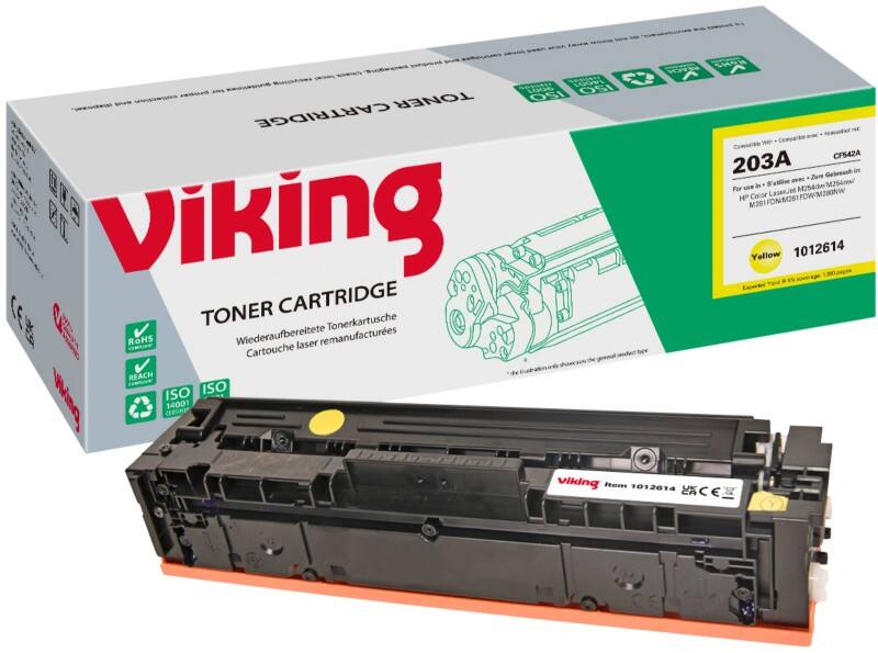 Viking 203A Compatible HP Toner Cartridge CF542A Yellow