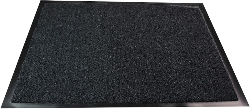 Floortex Indoor Doormat Value Black PP (Polypropylene), PVC (Polyvinyl Chloride)