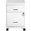 Pierre Henry Steel Filing Cabinet with 2 Lockable Drawers COMBI 530 x 400 x 400 mm White