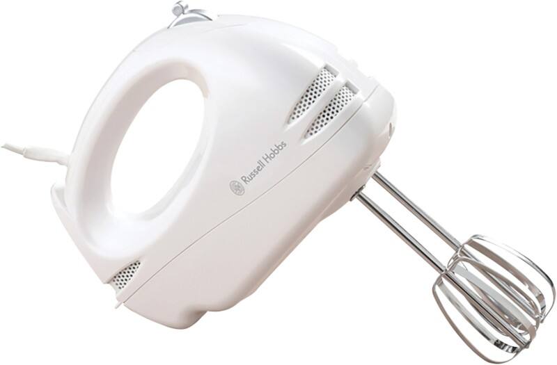 Russell hobbs hand mixer 6 speed food collection 200w white