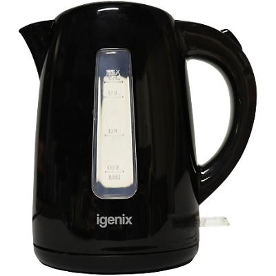 igenix Cordless Kettle 1.7 L Black 3000 W