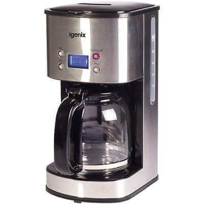 igenix Coffee Machine Digital Stainless Steel IG8250 800W Silver