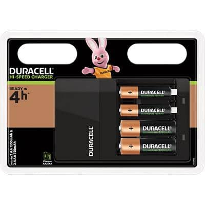 DURACELL Hi Speed value Battery Charger for AA/AAA 2 x AA and 2 AAA Batteries