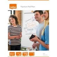 Nobo Flipchart Pad Plain A1 60 gsm 40 Sheets