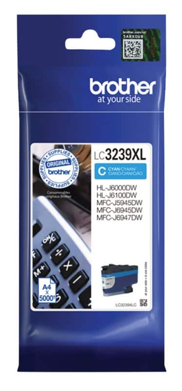 Brother LC3239XLC Original Ink Cartridge Cyan