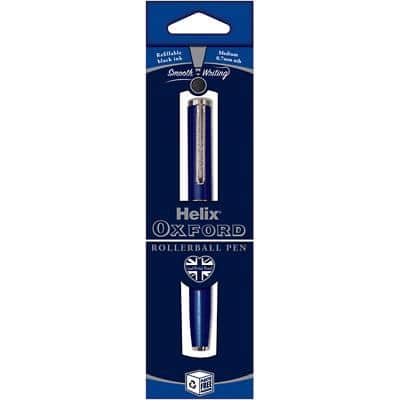 Helix Oxford Rollerball Pen Medium 0.6 mm Black