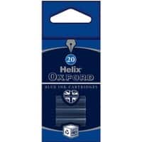 OXFORD Ink Cartridge Refills Blue Pack of 20