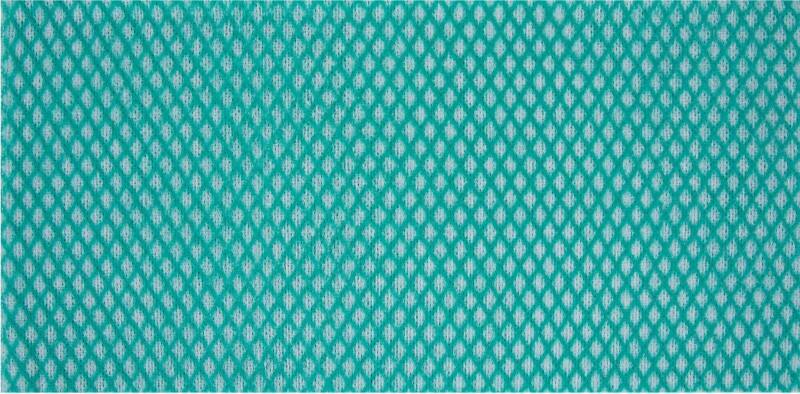 Robert Scott PL (Polyester), Viscose Cleaning Wipes Green 60 x 30 cm 104023GREEN Pack of 50