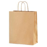 Purely Packaging Vita Twist Handle Paper Bag 320 (W) x 420 (H) x 120 (D) mm Brown Pack of 50