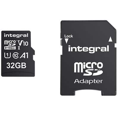 Integral Micro SDHC Flash Memory Card V10 32 GB