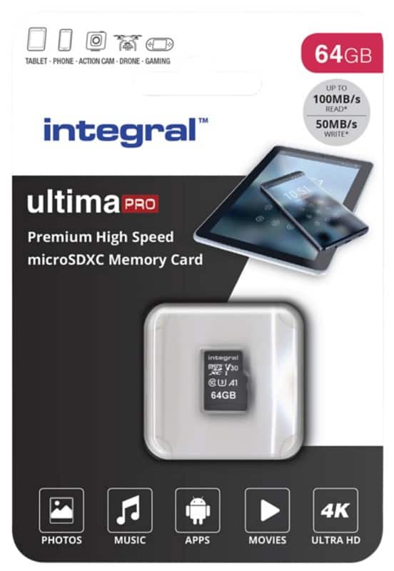 Integral MicroSDXC Card 64 GB