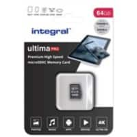 Integral Micro SDXC Flash Memory Card UltimaPRO V30 64 GB