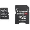 Integral Micro SDXC Flash Memory Card UltimaPRO V30 64 GB