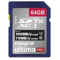 Integral SDXC Flash Memory Card UltimaPRO V30 64 GB