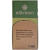eGreen Tea Spoons Birch Wood 11cm Brown Pack of 5000