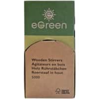 eGreen Disposable Tea Spoons Birch Wood 11cm Brown Pack of 5000