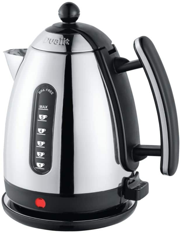 Dualit Cordless Kettle 1.5 L Black, Silver 2400 W