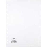 ELBA Blank Dividers A4 White White 10 Part Manilla 100204881