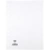 ELBA Dividers 100204881 A4 White 10 Part Not perforated Manilla Blank