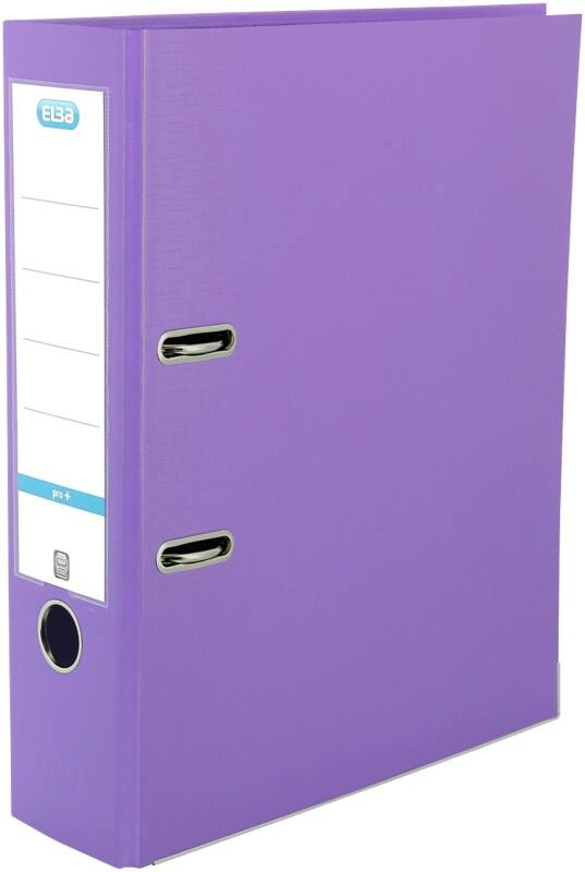 ELBA Smart Pro+ Wide Lever Arch File A4 70 mm Purple 2 Rings Plastic Smooth Portrait