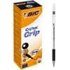 BIC Cristal Grip Ballpoint Pen Medium 0.4 mm Black Pack of 20