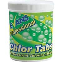 Evans Vanodine Chlorine Tablets Professional Effervescent Chlorine Pack of 200