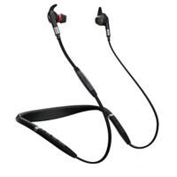 Jabra Evolve 75e MS Wireless Earbuds Bluetooth Earbuds Neck-band with Noise Cancellation Bluetooth with Microphone Black