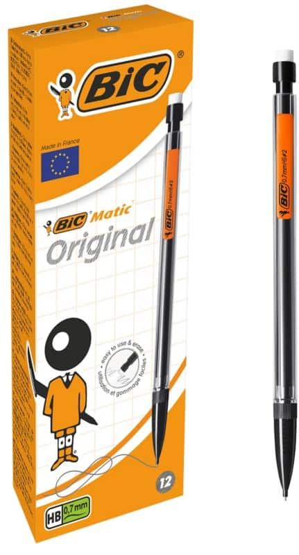 Bic black shop mechanical pencils