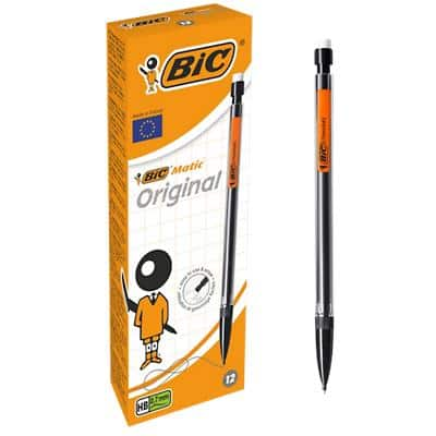 BIC Mechanical Pencil Matic Medium Black Pack of 12