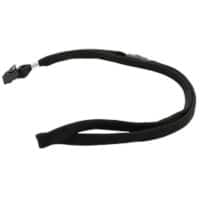 Viking Lanyard Clip 1 x 44 cm Black Pack of 10