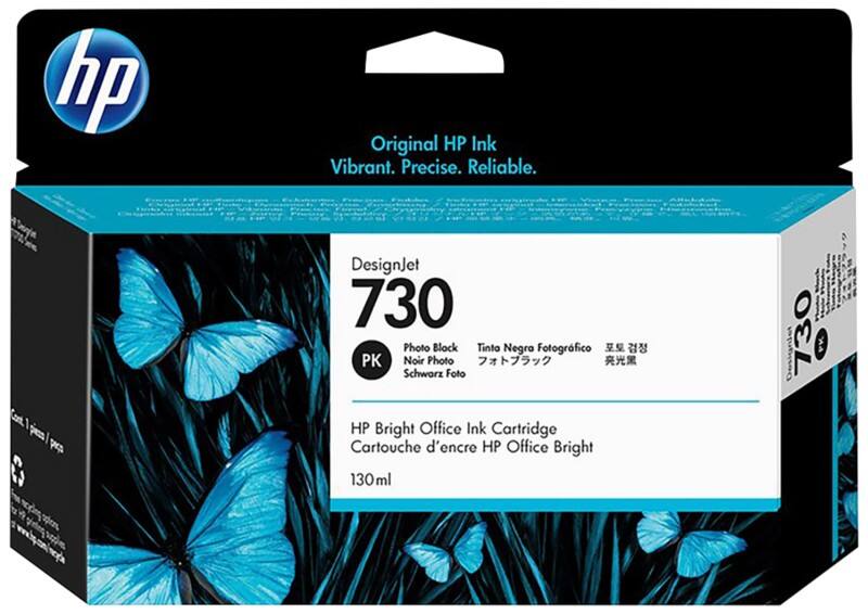 HP 730 Original Ink Cartridge P2V67A Photo Black