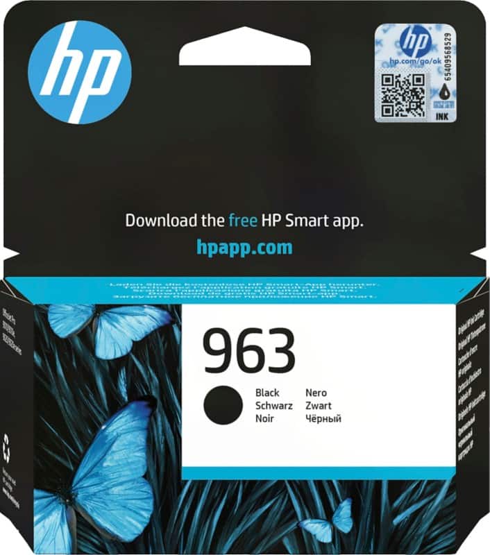 HP 963 Original Ink Cartridge 3JA26AE Black